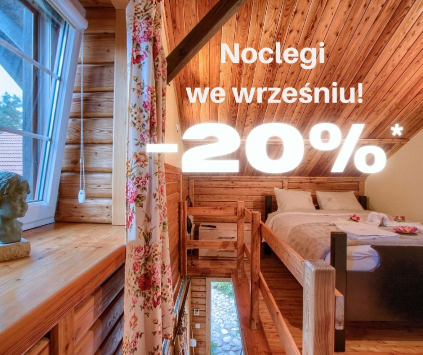 -20 % na rezerwacje noclegów