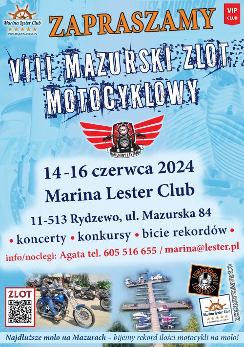 VIII Mazurski Zlot Motocyklowy „Imieniny Lestera”